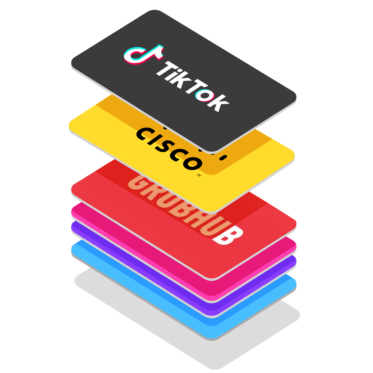 Instap Customize Card, customize, side view, company card, digital business card, web3, earn crypto, networking, ultimate connection solution, bulk order