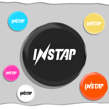 Instap Sticker, front view, main image, digital business card, web3, earn crypto, networking, ultimate connection solution