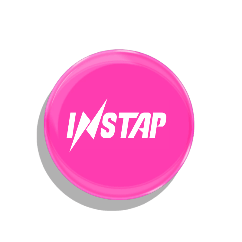 Instap Sticker, pink, main image, digital business card, web3, earn crypto, networking, ultimate connection solution