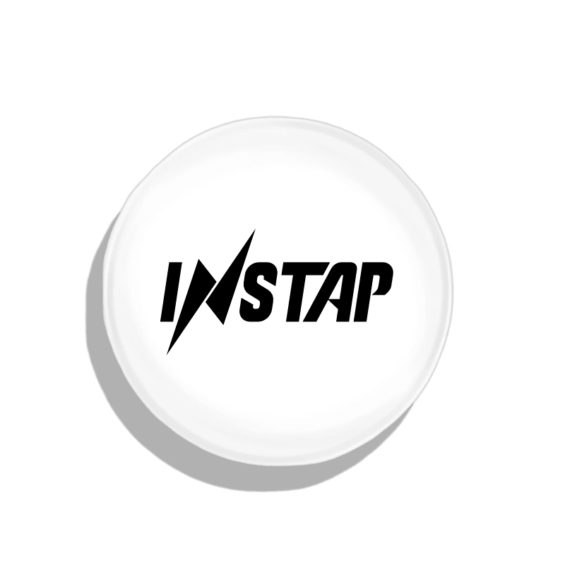 Instap Sticker, front view, white, digital business card, web3, earn crypto, networking, ultimate connection solution